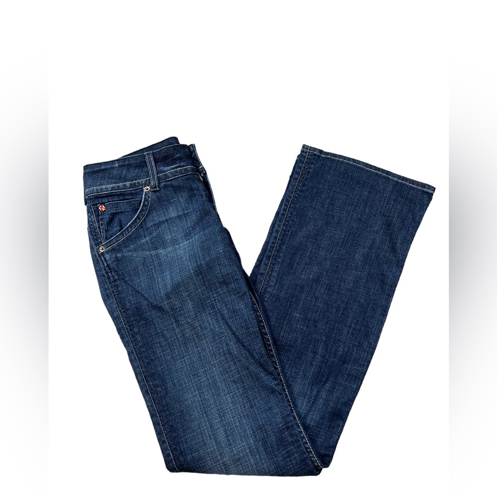 Hudson Jeans Womens Blue Bootcut Flap Pocket Style W170DHA Size 29 Inseam